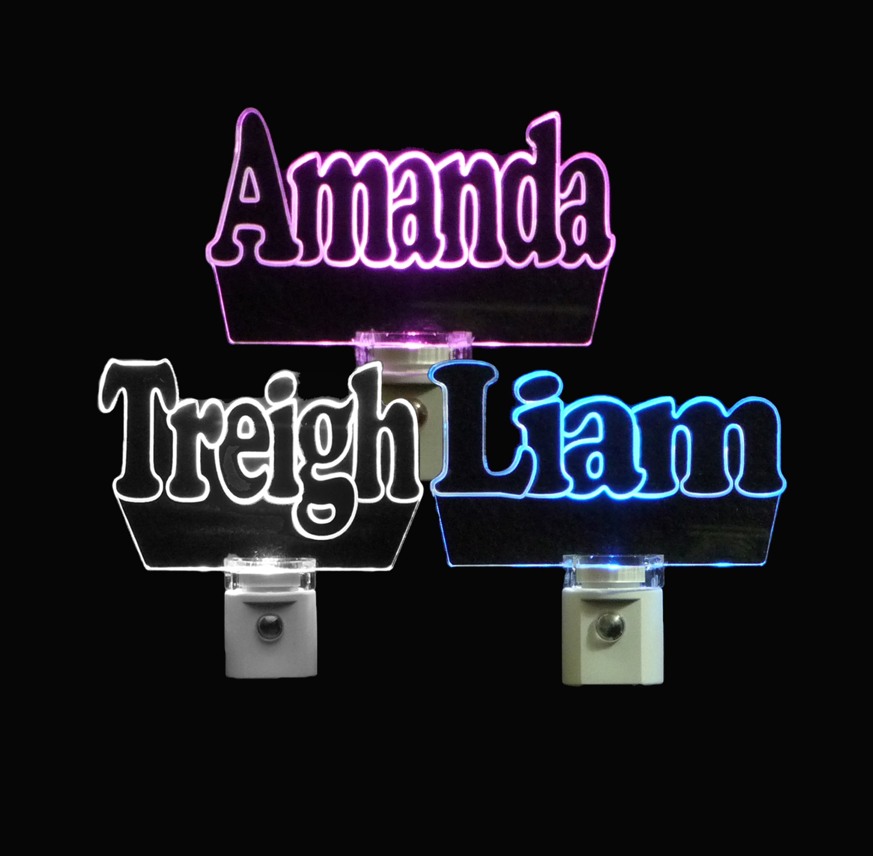 Personalized Name Outline Night Light